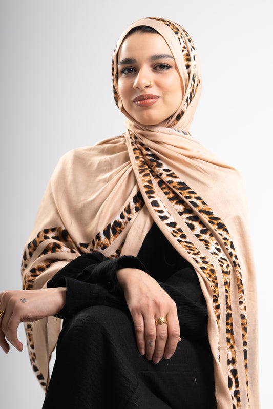 leopard Lines Beige