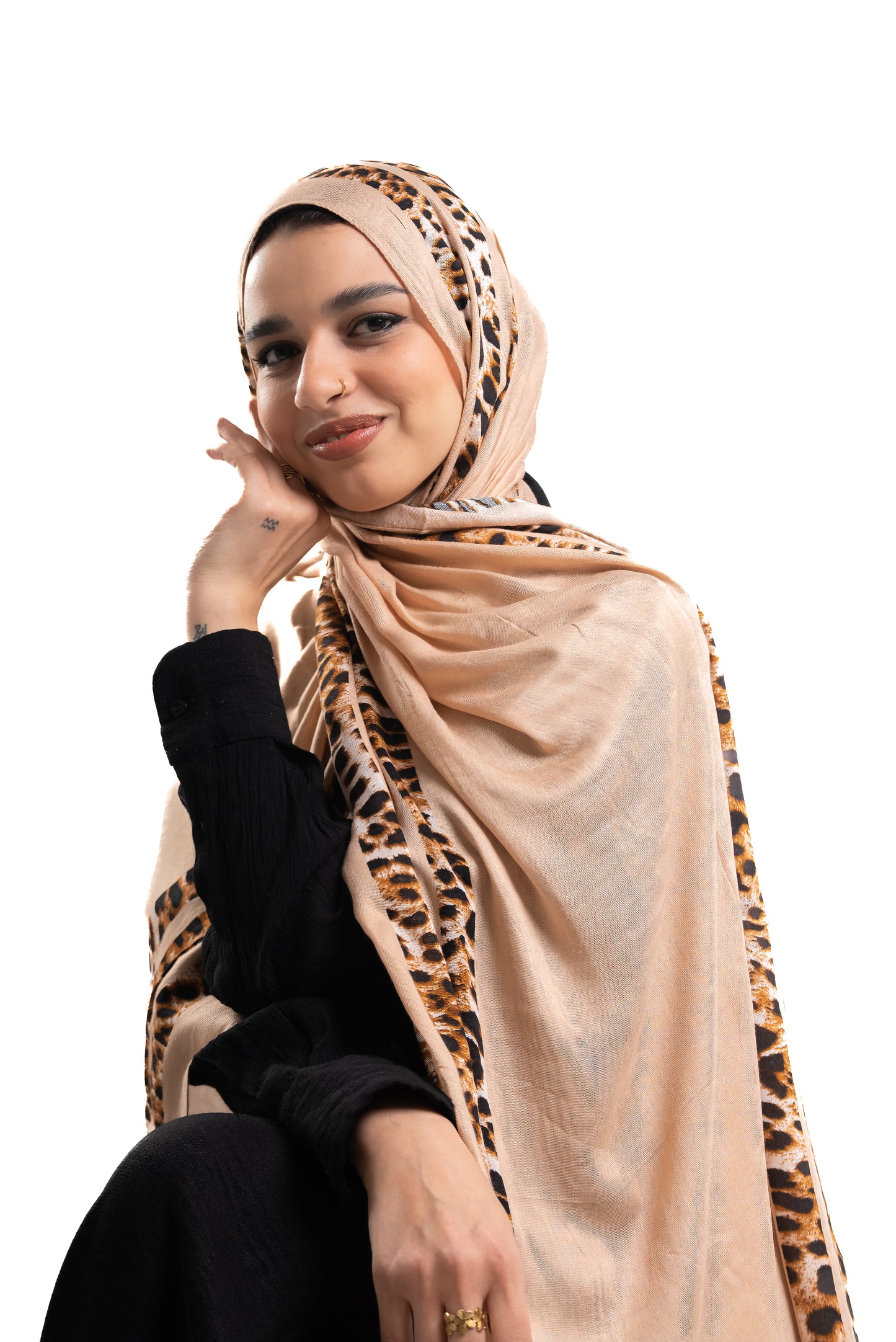 leopard Lines Beige