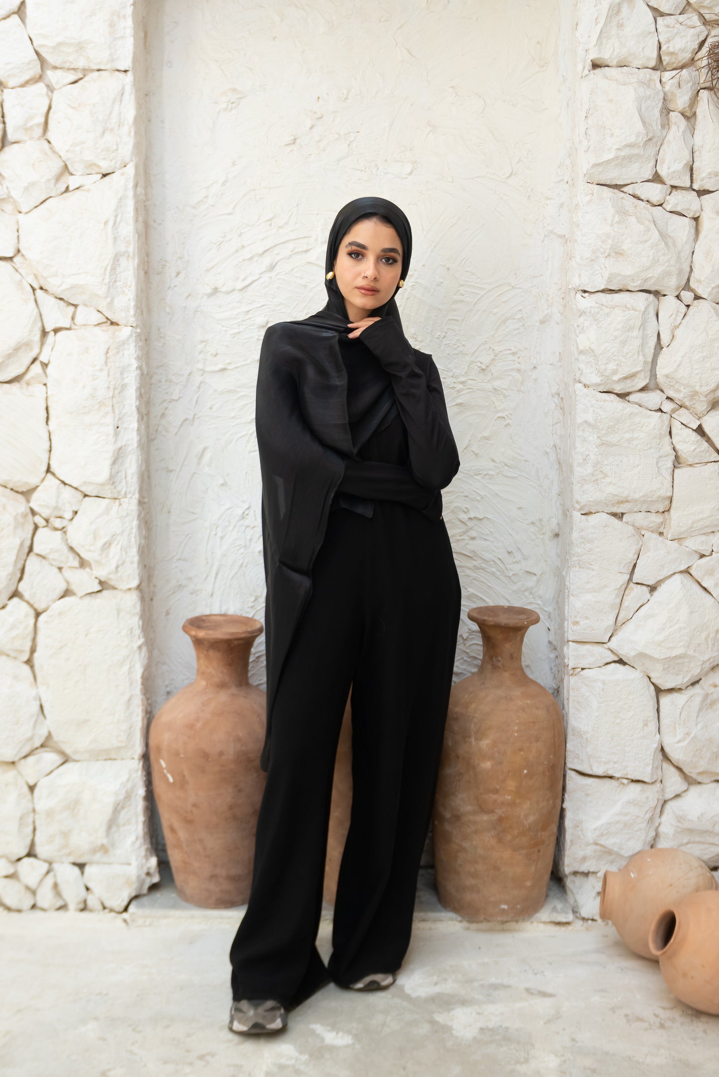 Black Organza