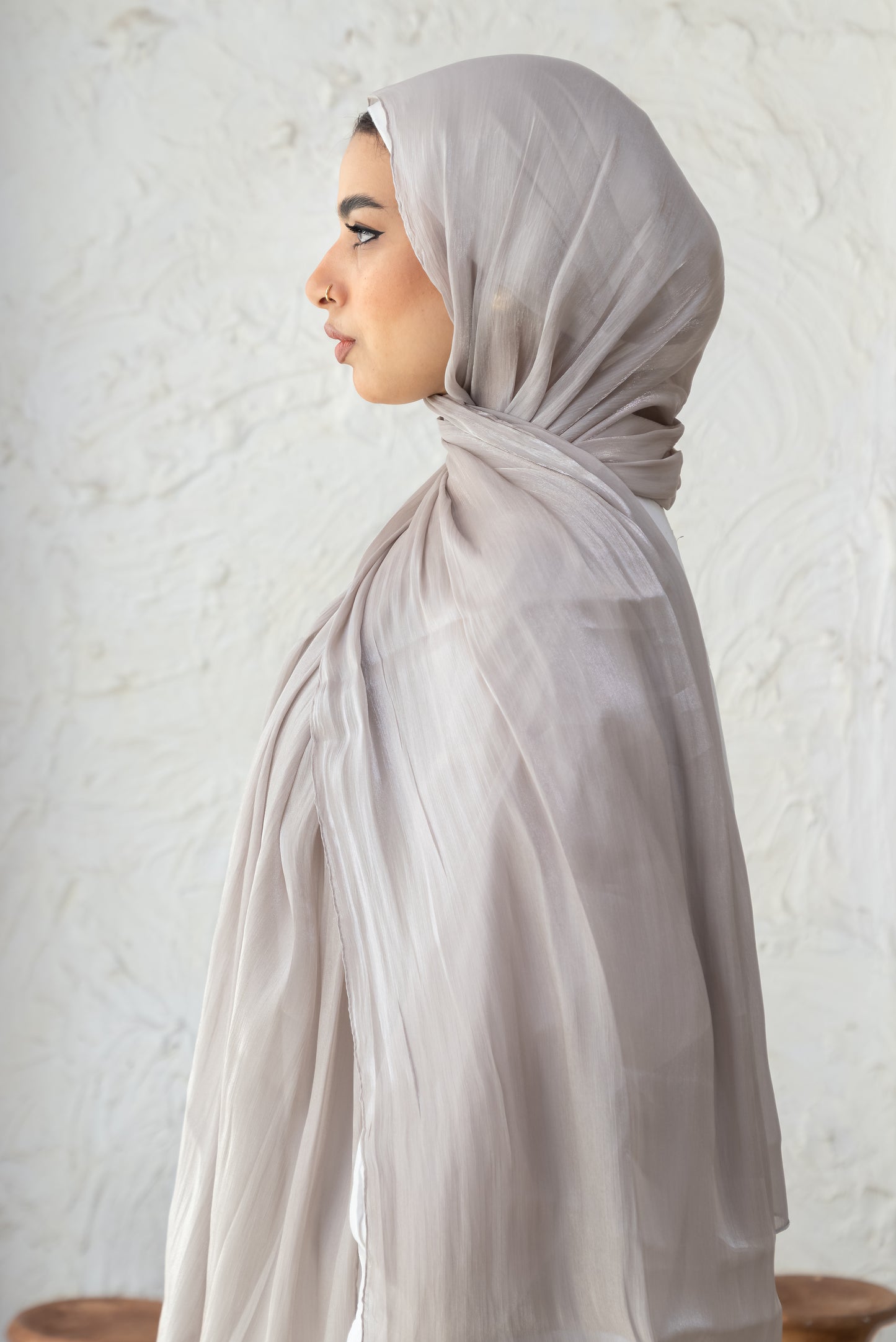 Bone White Organza