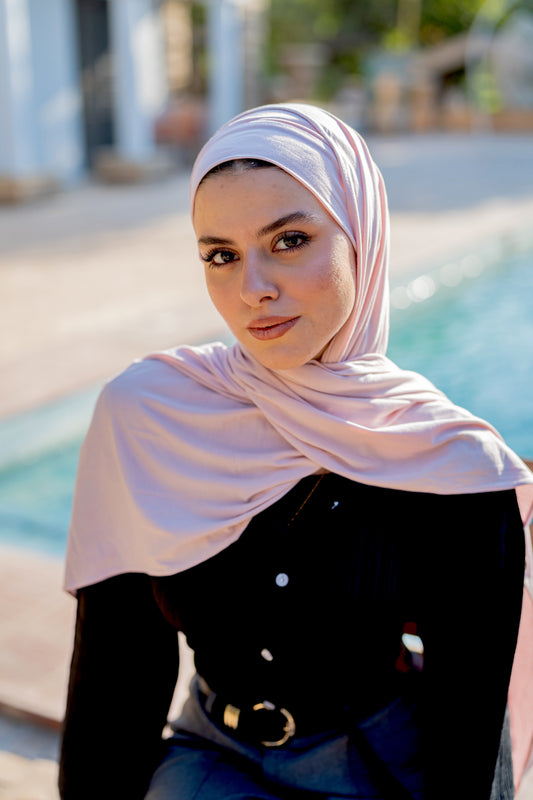 Bandana Veil  - Blush Pink