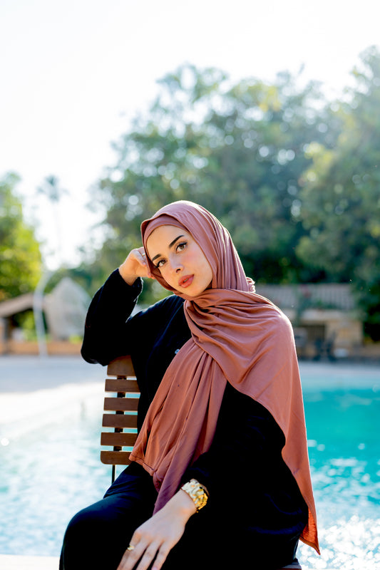 Bandana Veil – Cocoa Brown