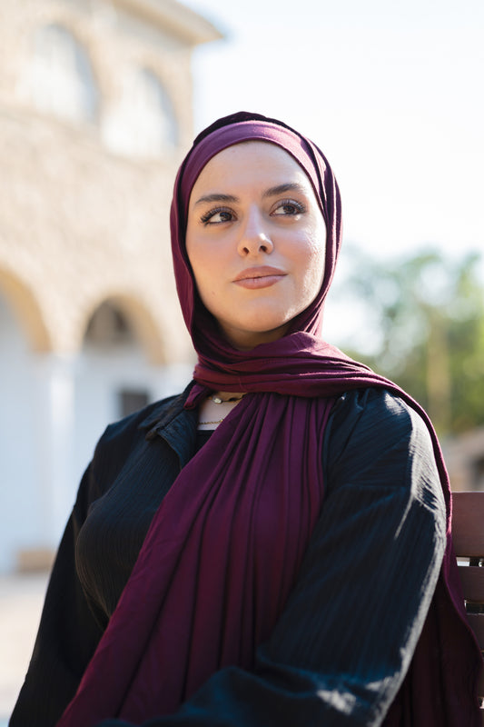 Bandana Veil – Burgundy