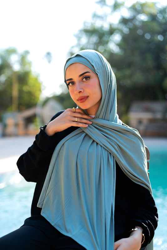 Bandana Veil – Mint Breeze