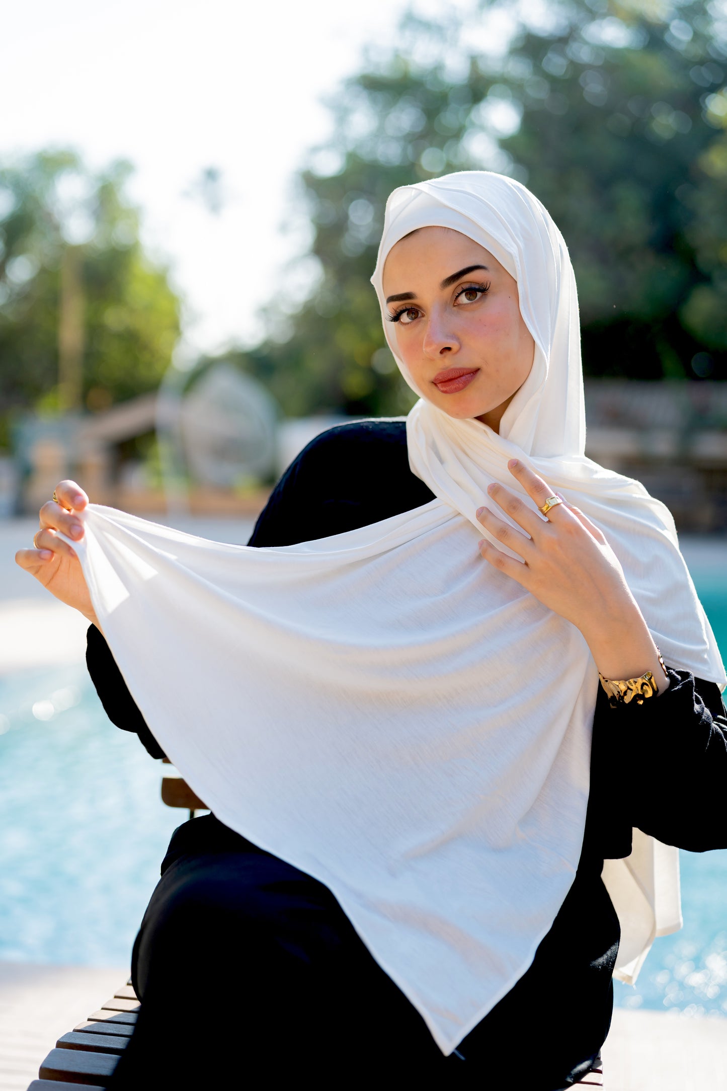 Bandana Veil – Pure White